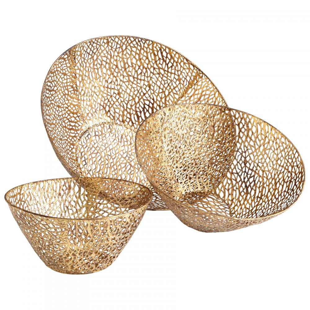 Sydne Bowls Antique Gold