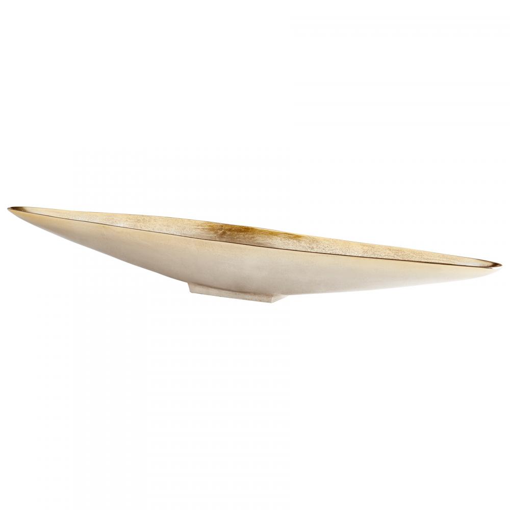 Venezia Tray Rough Nickel And Gold - Medium