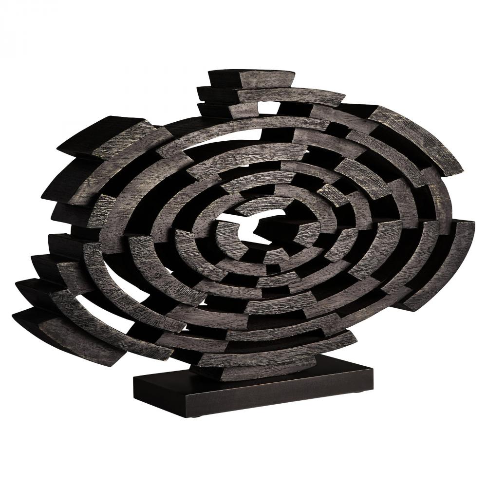 Vortex Sculpture Black Walnut - Small