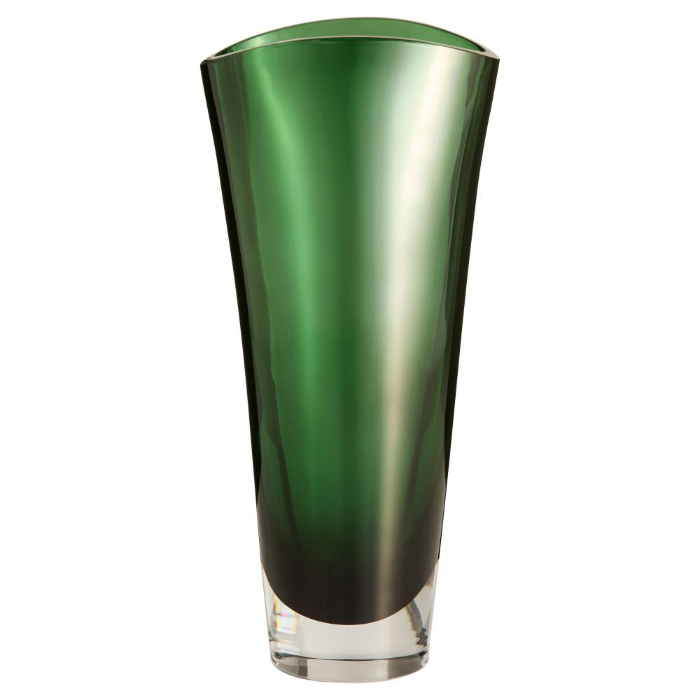 Muzo Vase Emerald Green Clear - Large