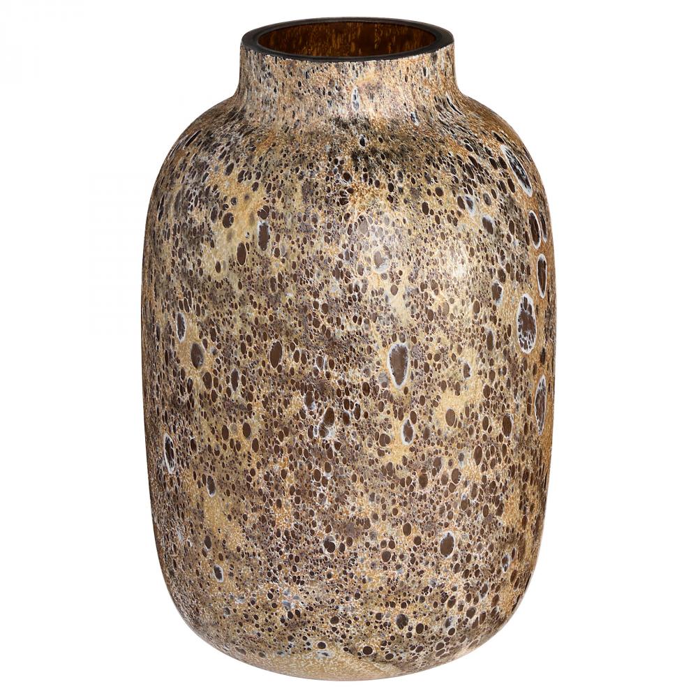 Callisto Vase Amber Brown - Small