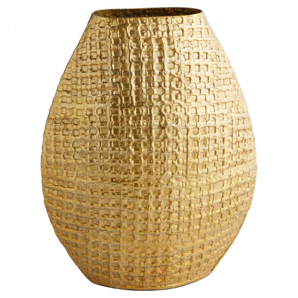 Artemios Vase Gold Oval - Small