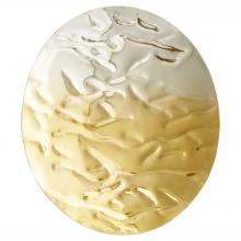 Cyan Designs 11316 - Ripple Wall Decor Silver And Gold - Small