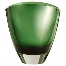 Cyan Designs 12031 - Muzo Vase Emerald Green Clear - Small