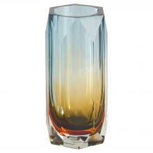 Cyan Designs 12057 - Alba Vase Blue Amber Orange - Stout