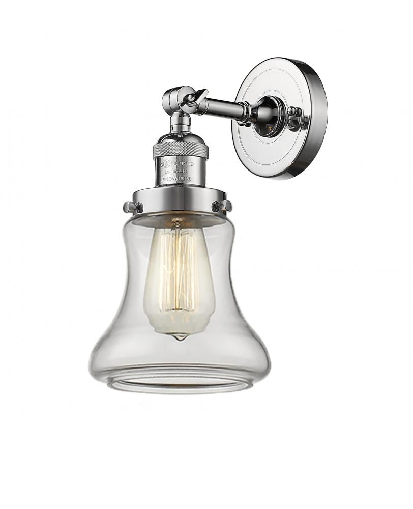 Bellmont - 1 Light - 7 inch - Polished Chrome - Adjustable Sconce