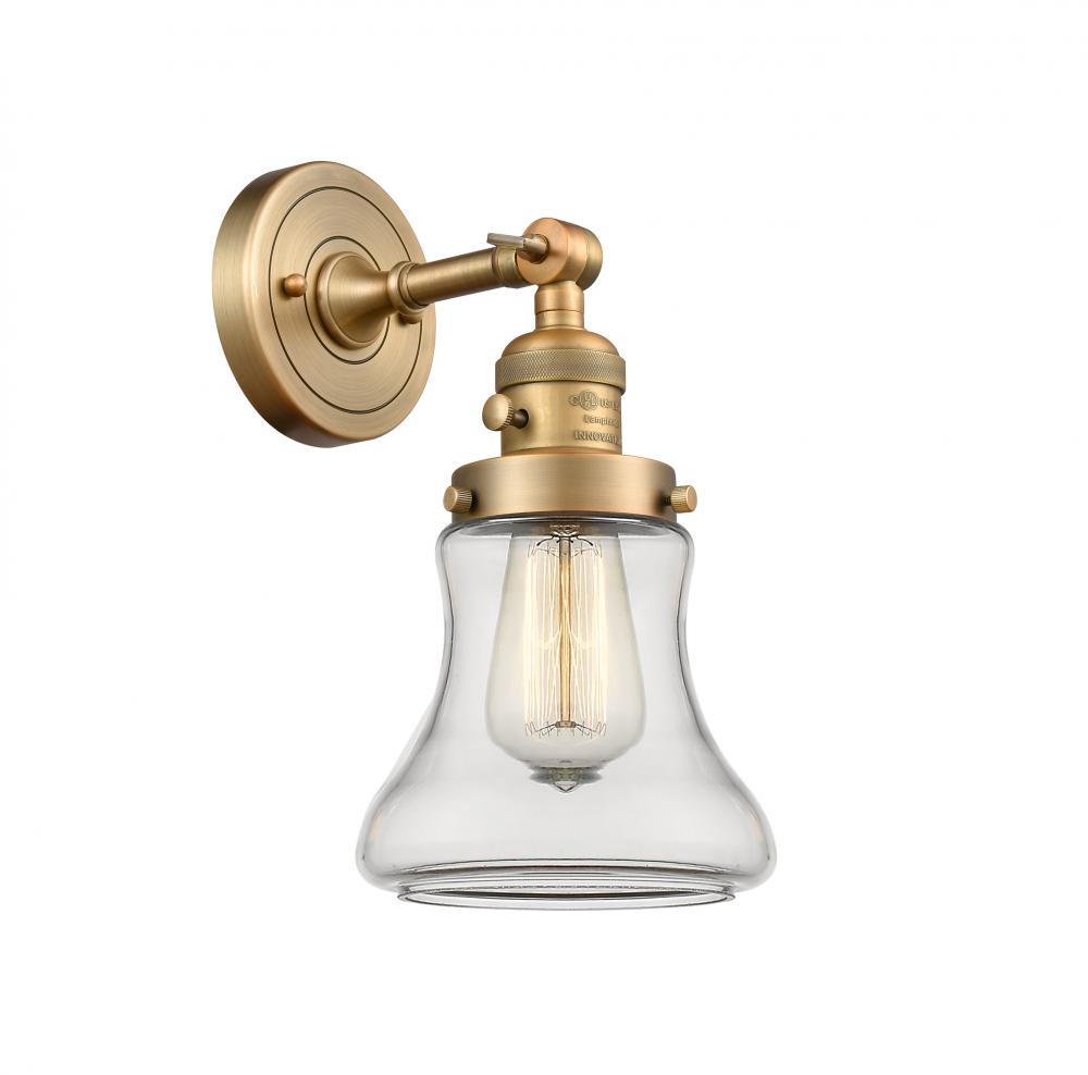 Bellmont - 1 Light - 7 inch - Brushed Brass - Adjustable Sconce