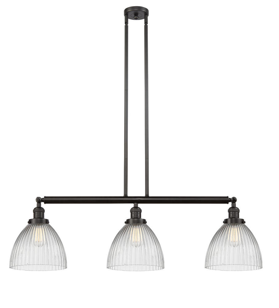 Seneca Falls - 3 Light - 39 inch - Oil Rubbed Bronze - Stem Hung - Adjustable Island Light