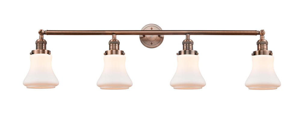 Bellmont - 4 Light - 42 inch - Antique Copper - Adjustable Bath Vanity Light