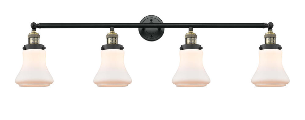Bellmont - 4 Light - 42 inch - Black Antique Brass - Adjustable Bath Vanity Light