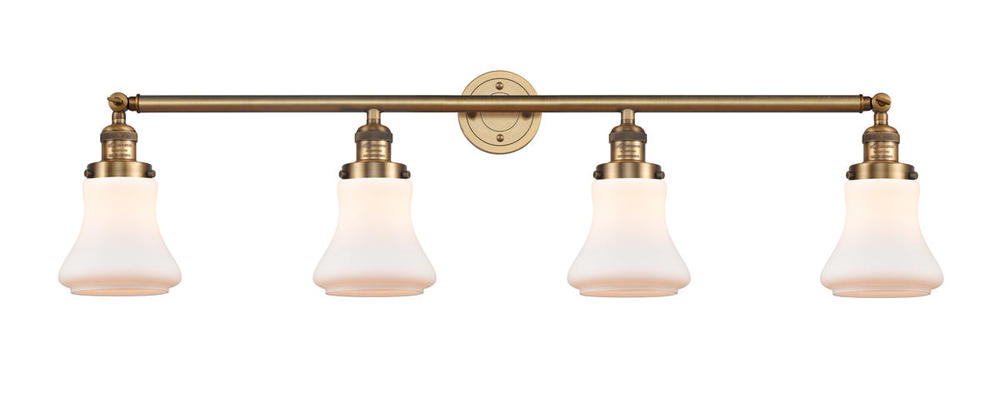 Bellmont - 4 Light - 42 inch - Brushed Brass - Adjustable Bath Vanity Light