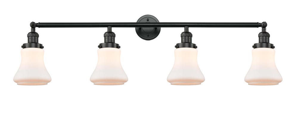 Bellmont - 4 Light - 42 inch - Matte Black - Adjustable Bath Vanity Light