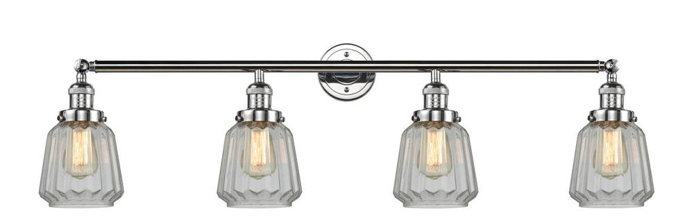 Chatham - 4 Light - 42 inch - Polished Chrome - Adjustable Bath Vanity Light