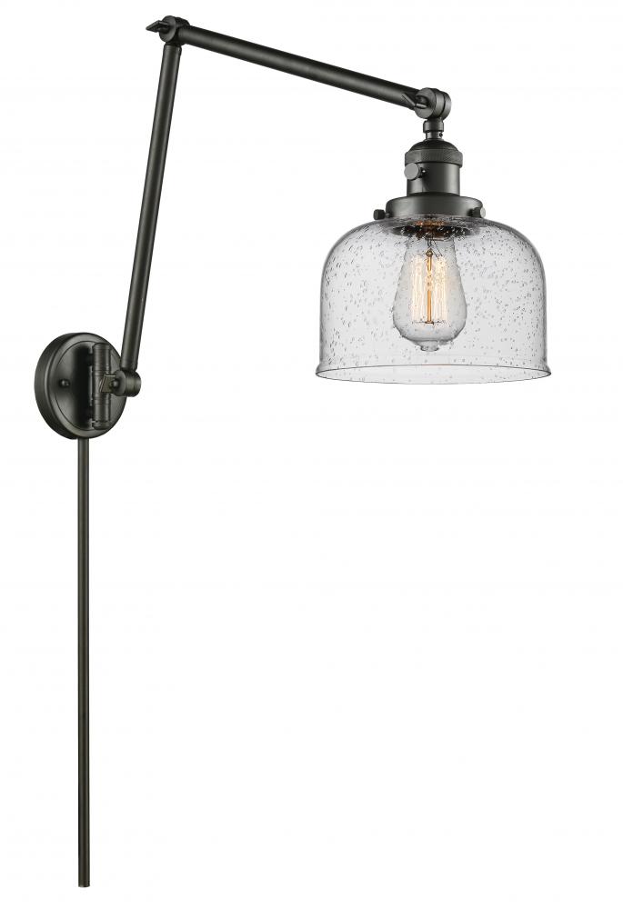 Bell - 1 Light - 8 inch - Oil Rubbed Bronze -Adjustable Swing Arm