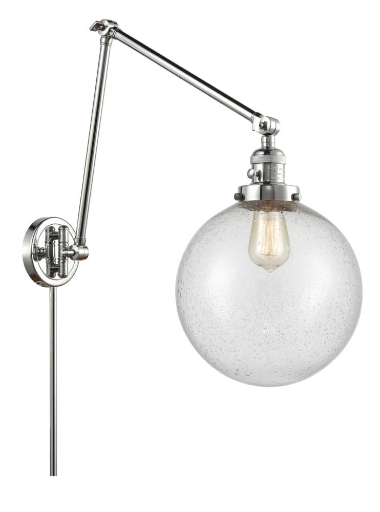 Beacon - 1 Light - 10 inch - Polished Chrome -Adjustable Swing Arm