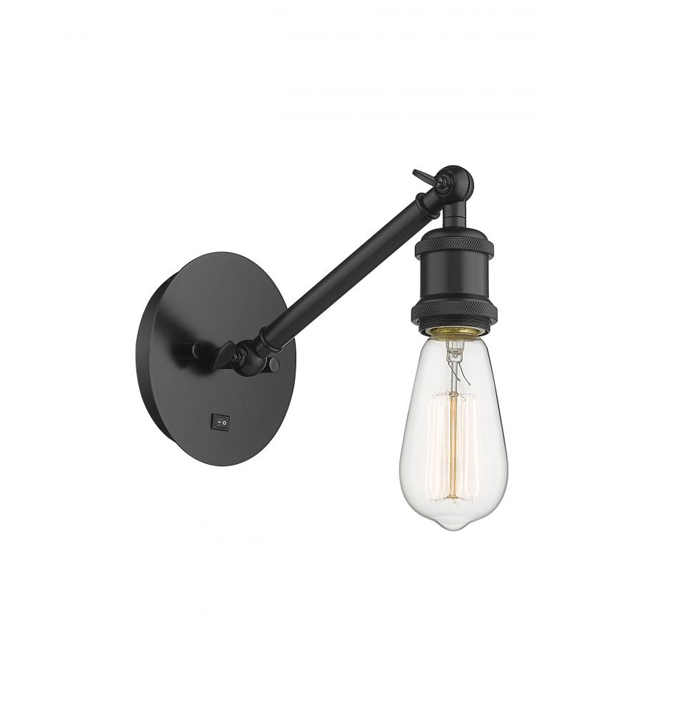 Belfast - 1 Light - 5 inch - Matte Black - Adjustable Sconce