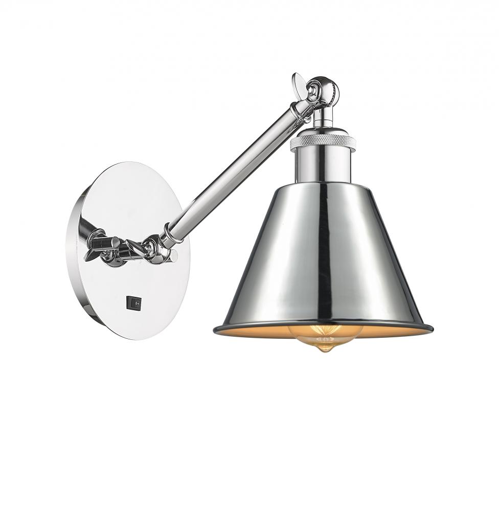 Smithfield - 1 Light - 7 inch - Polished Chrome - Adjustable Sconce