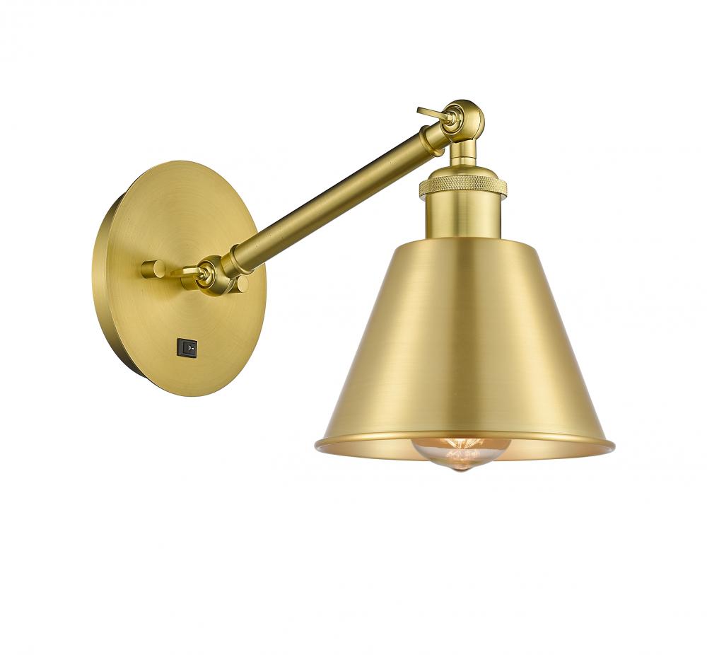 Smithfield - 1 Light - 7 inch - Satin Gold - Adjustable Sconce