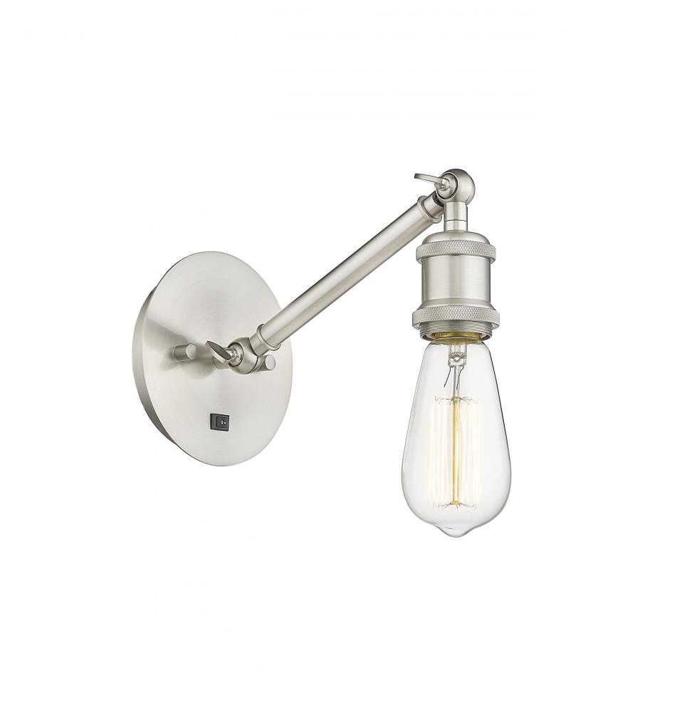 Belfast - 1 Light - 5 inch - Brushed Satin Nickel - Adjustable Sconce