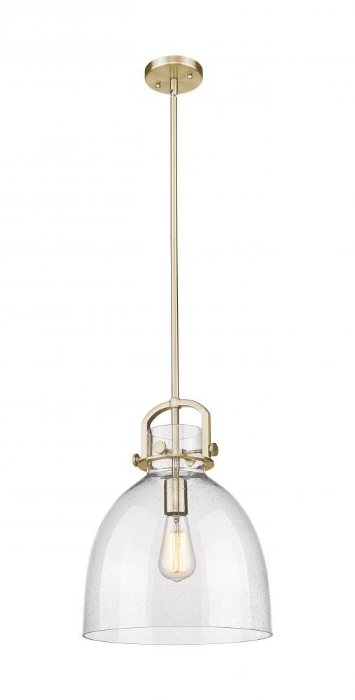 Newton Bell - 1 Light - 12 inch - Champagne Bronze - Mini Pendant