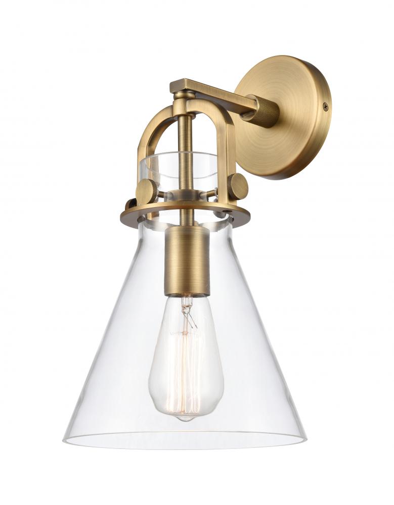 Newton Cone - 1 Light - 8 inch - Champagne Bronze - Sconce