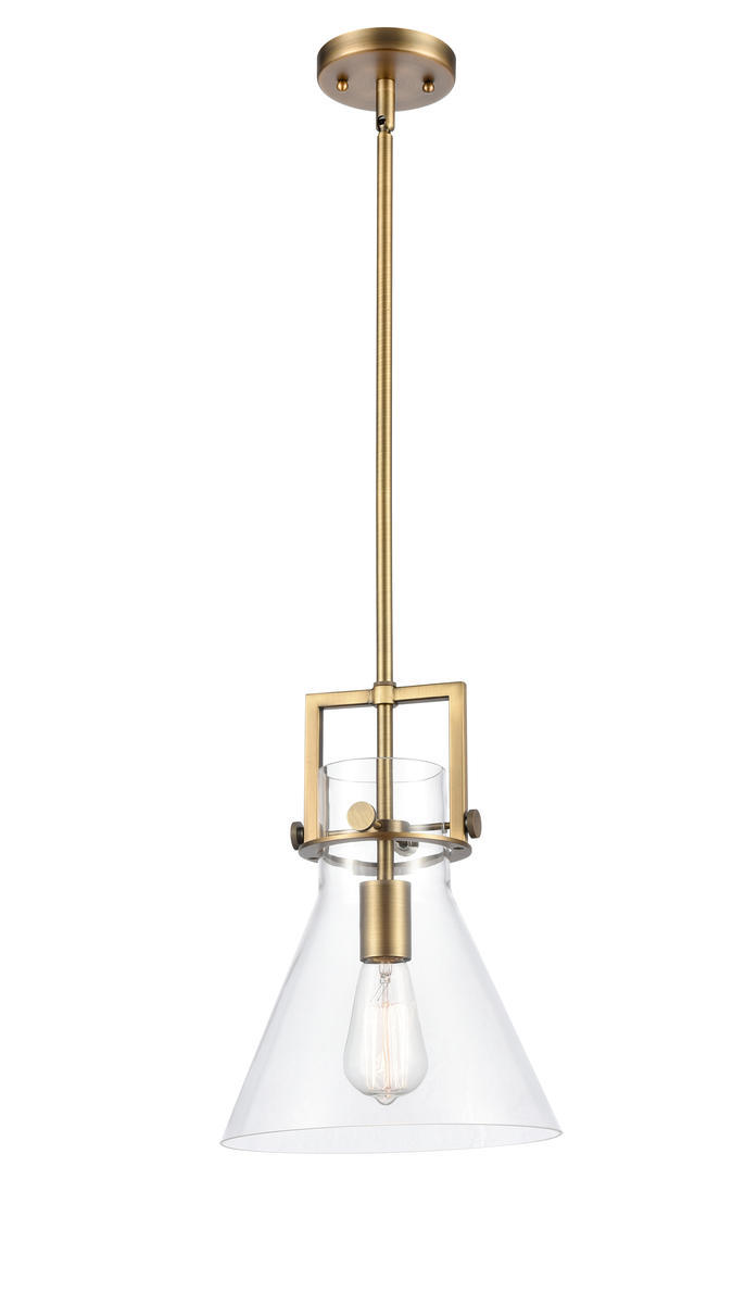 Newton Cone - 1 Light - 10 inch - Champagne Bronze - Mini Pendant