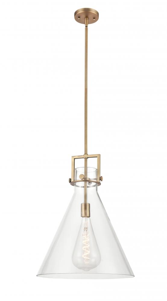 Newton Cone - 1 Light - 16 inch - Champagne Bronze - Cord hung - Pendant