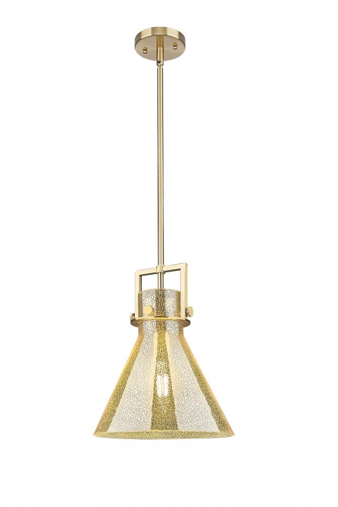 Newton Cone - 1 Light - 12 inch - Champagne Bronze - Mini Pendant