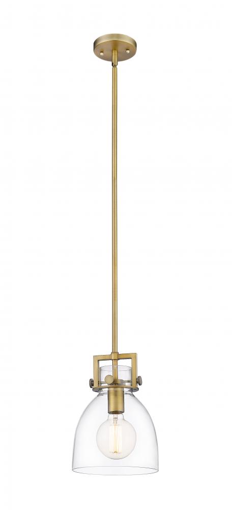 Newton Bell - 1 Light - 8 inch - Champagne Bronze - Mini Pendant