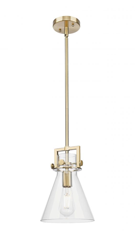 Newton Cone - 1 Light - 8 inch - Champagne Bronze - Mini Pendant