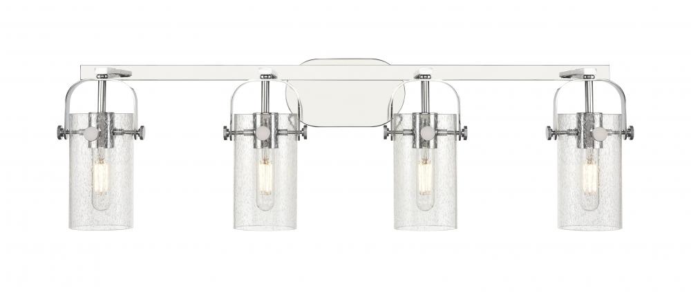 Pilaster - 4 Light - 35 inch - Polished Chrome - Bath Vanity Light