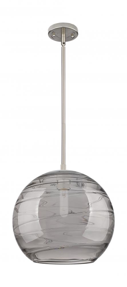 Crown Point - 1 Light - 12 inch - Satin Nickel - Pendant
