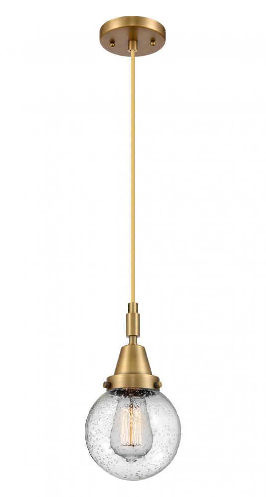 Beacon - 1 Light - 6 inch - Brushed Brass - Mini Pendant