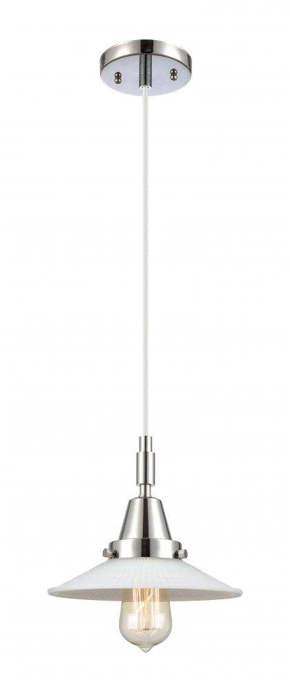Halophane - 1 Light - 9 inch - Polished Chrome - Mini Pendant