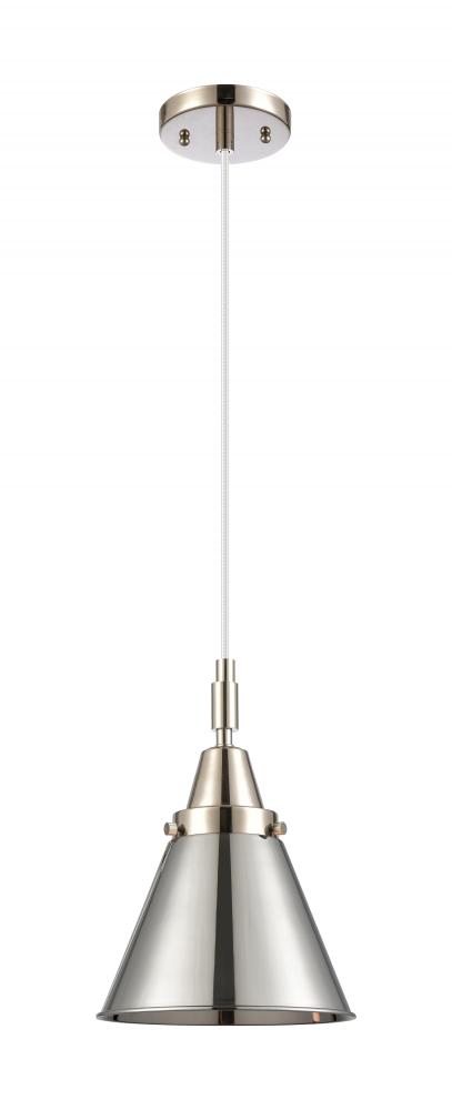 Appalachian - 1 Light - 8 inch - Polished Nickel - Mini Pendant