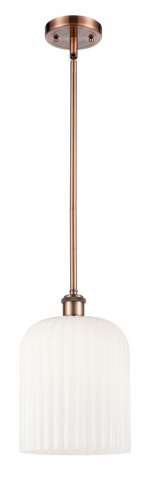 Bridal Veil - 1 Light - 5 inch - Antique Copper - Mini Pendant