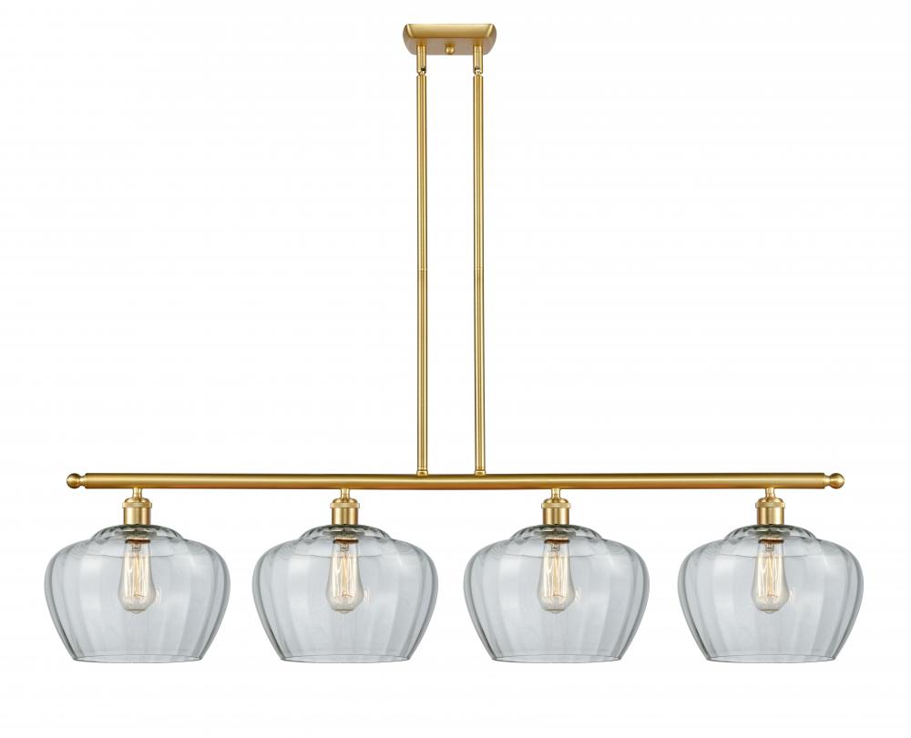 Fenton - 4 Light - 49 inch - Satin Gold - Cord hung - Island Light