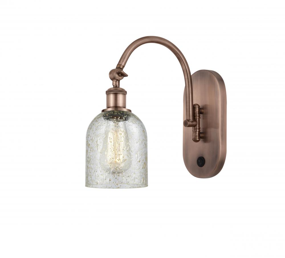 Caledonia - 1 Light - 5 inch - Antique Copper - Adjustable Swing Arm