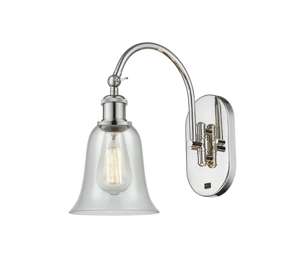 Hanover - 1 Light - 6 inch - Polished Nickel - Adjustable Swing Arm