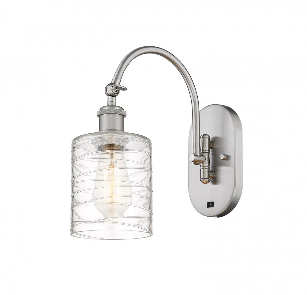 Cobbleskill - 1 Light - 5 inch - Brushed Satin Nickel - Adjustable Swing Arm