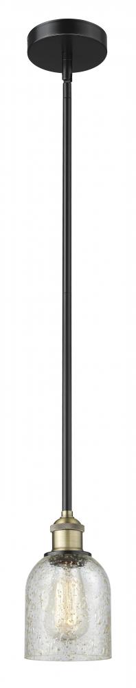 Caledonia - 1 Light - 5 inch - Black Antique Brass - Cord hung - Mini Pendant
