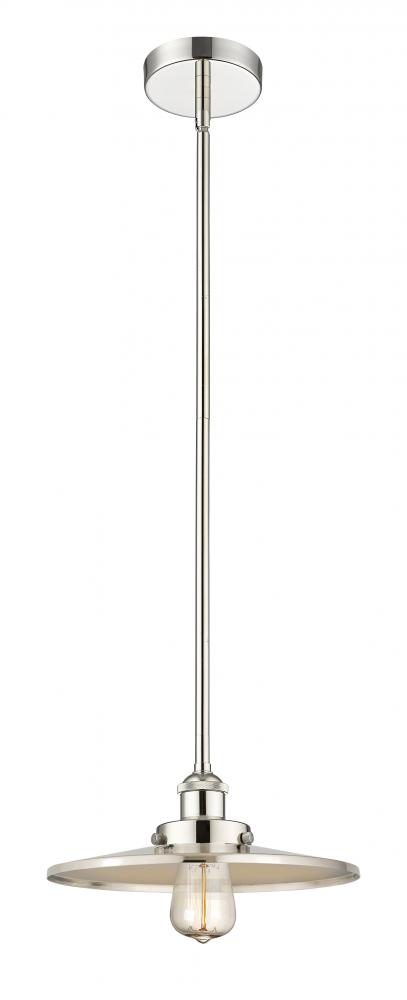 Appalachian - 1 Light - 12 inch - Polished Nickel - Cord hung - Mini Pendant