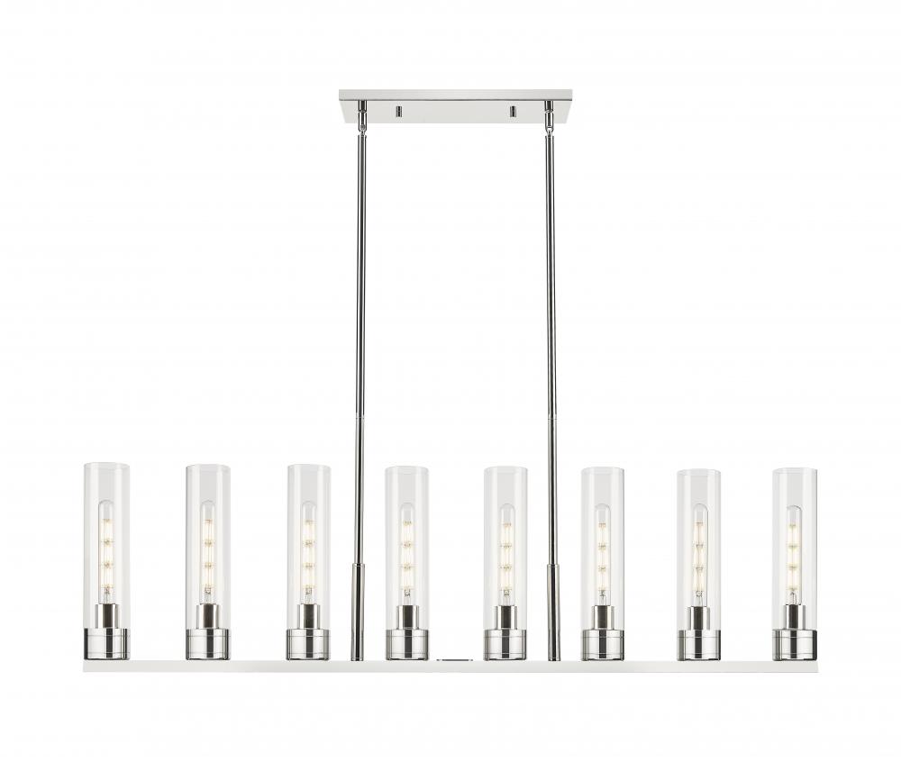 Boreas - 6 Light - 48 inch - Polished Nickel - Linear Pendant