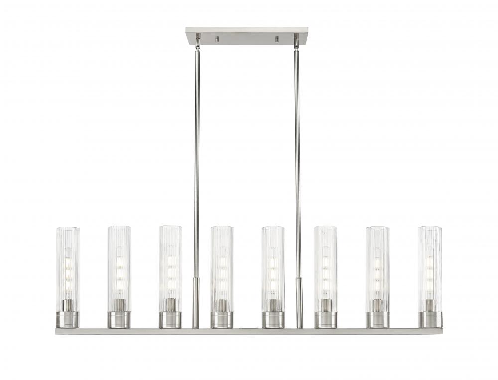 Boreas - 6 Light - 48 inch - Satin Nickel - Linear Pendant