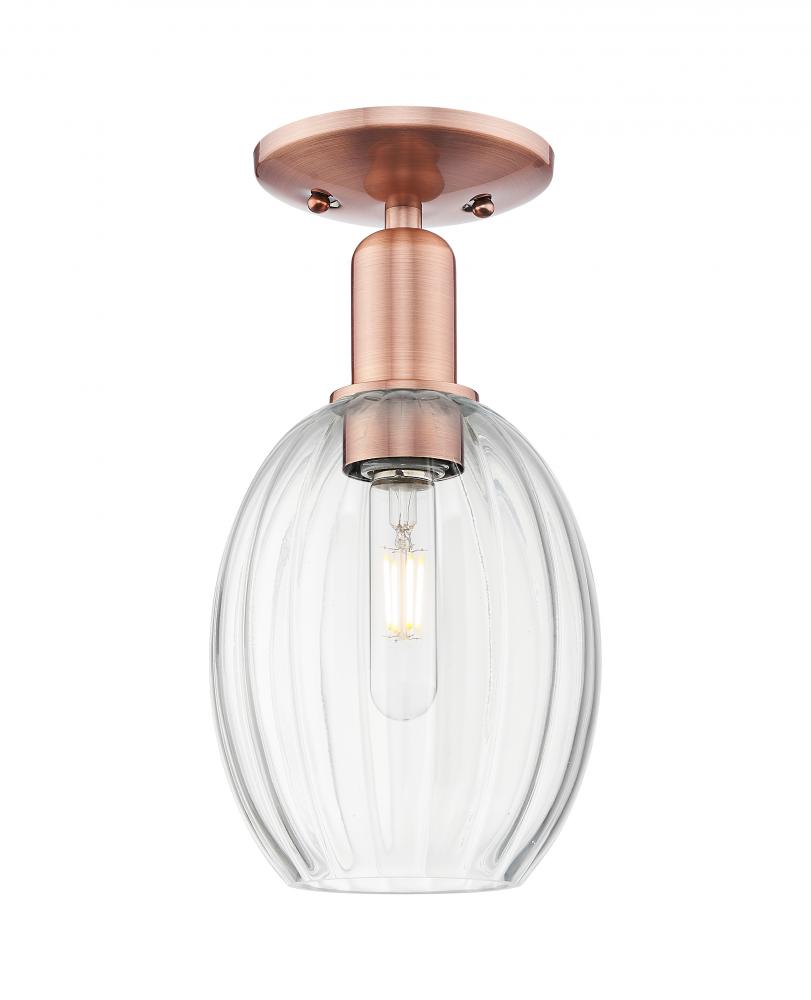 Preston - 1 Light - 6 inch - Antique Copper - Semi-Flush Mount