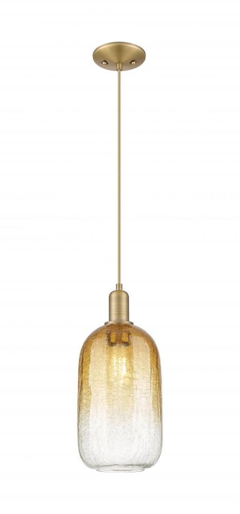 Brookhaven Cloche - 1 Light - 6 inch - Black Antique Brass - Cord hung - Mini Pendant