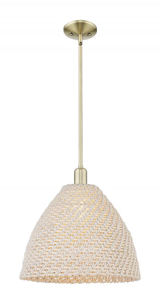 Bristol Natural - 1 Light - 6 inch - Antique Copper - Mini Pendant
