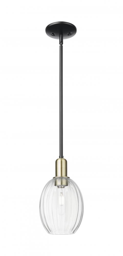 Preston - 1 Light - 6 inch - Black Antique Brass - Mini Pendant