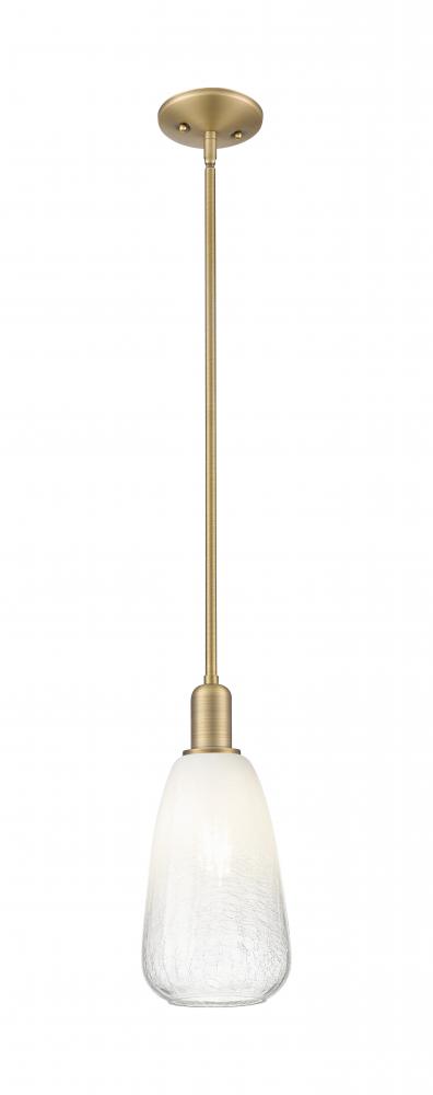 Brookhaven Almond - 1 Light - 6 inch - Brushed Brass - Mini Pendant