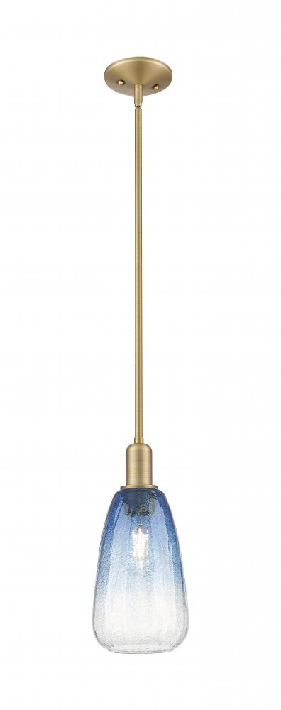 Brookhaven Almond - 1 Light - 6 inch - Brushed Brass - Mini Pendant